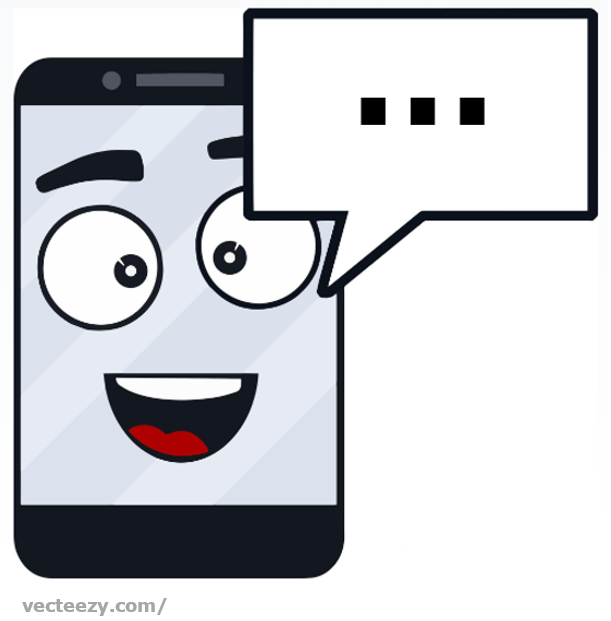 Cell Phone Chat Image
